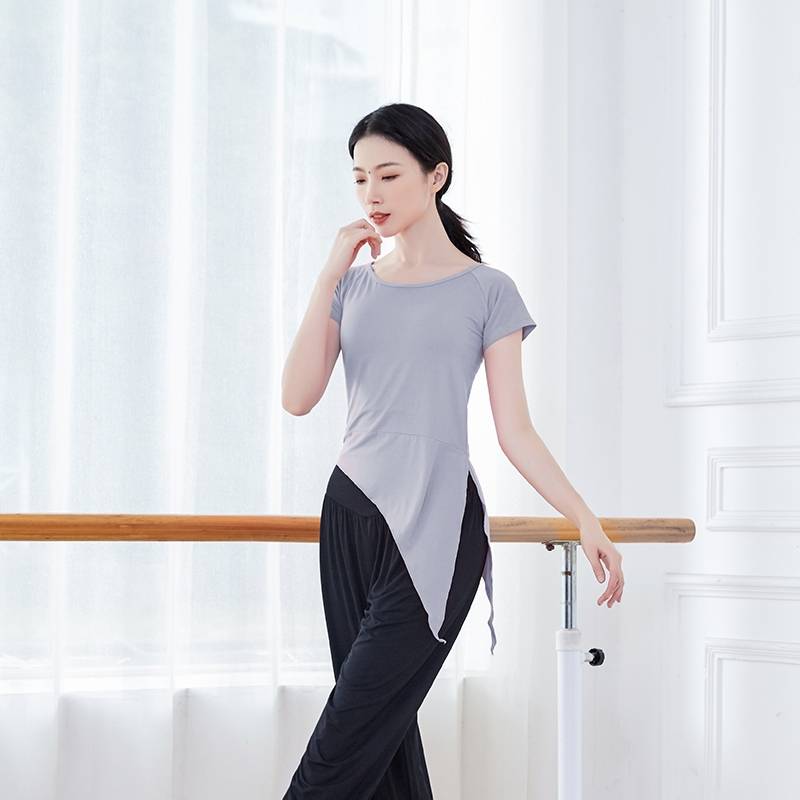 The body dance service female autumn side label Modal top national modern Chinese classical dance practice service