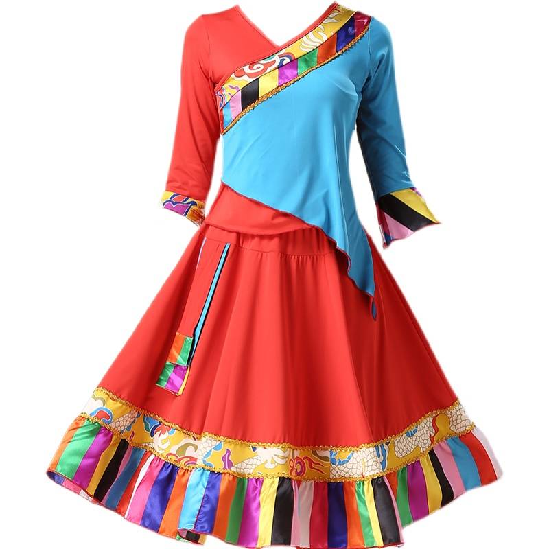Quick-tailed plaque for the new dress, a dance stage costume for the ethnic dance group