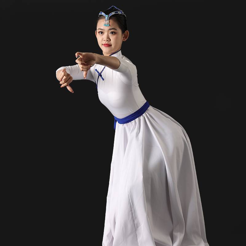 Ethical performance service women's Mongolian dance performance service national style elegant swing skirt art test service