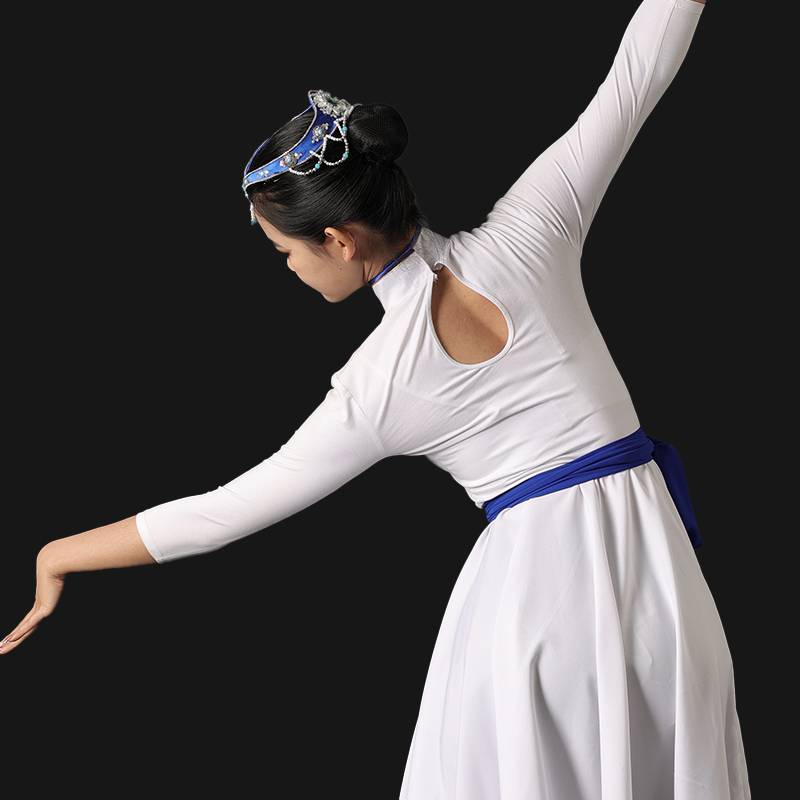 Ethical performance service women's Mongolian dance performance service national style elegant swing skirt art test service