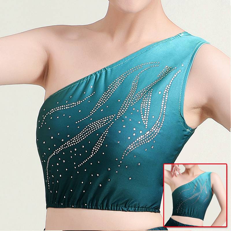 New Dai dance skirt children adult long -sleeved shirt test training skirt national performance clothing