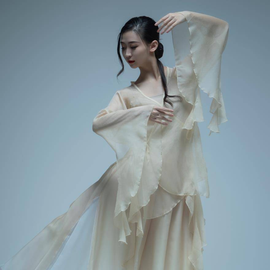 Classical dance clothing female elegant body rhyme yun clothing exercise performance service performance national dance Chinese dance show show suit