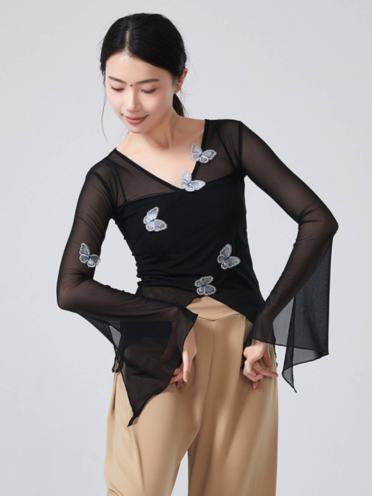 Xia Classical Dance Female Butterfly Nets Saitizer Yerry Yao Yao Chinese National Dance Fun Leading Arts Examination Top Together Driven Dance Services