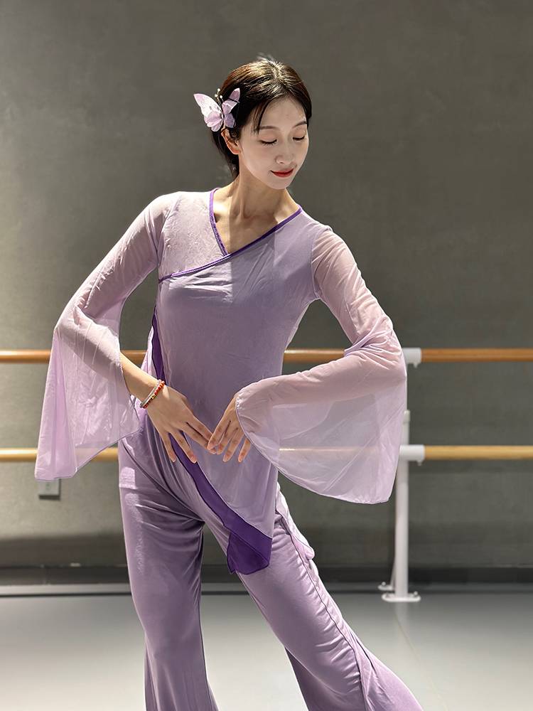 Classical dance dance dance rhyme gauze, elegant practice, dance, rhyme, Chinese dance national dance -shaped physical base training performance service