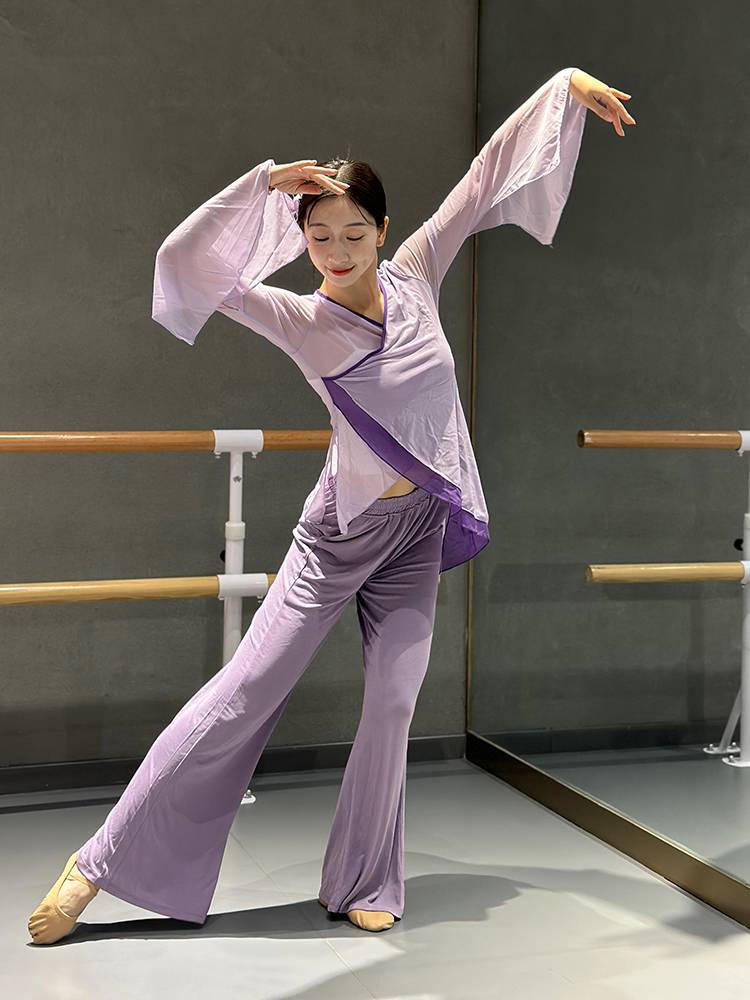 Classical dance dance dance rhyme gauze, elegant practice, dance, rhyme, Chinese dance national dance -shaped physical base training performance service