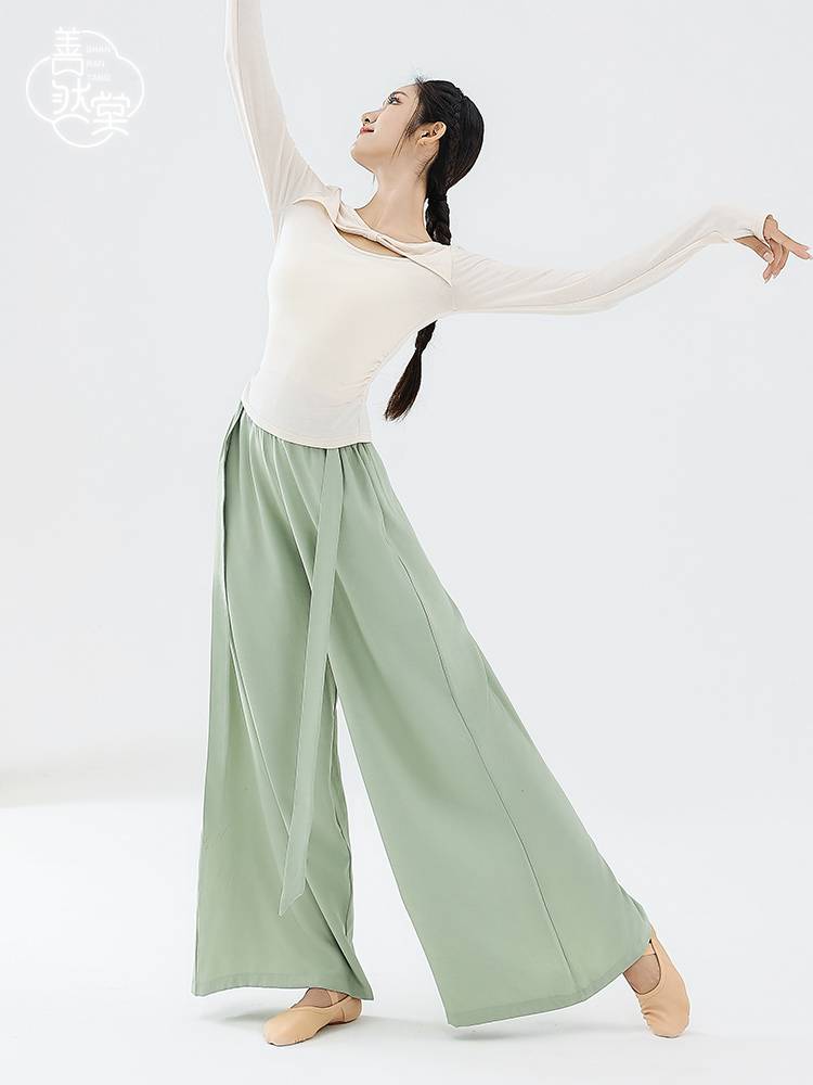 Shan Rantang's new modern dance exercise, clothing, female adult rhyme dance, Chinese art test jacket, sleeve spring and summer