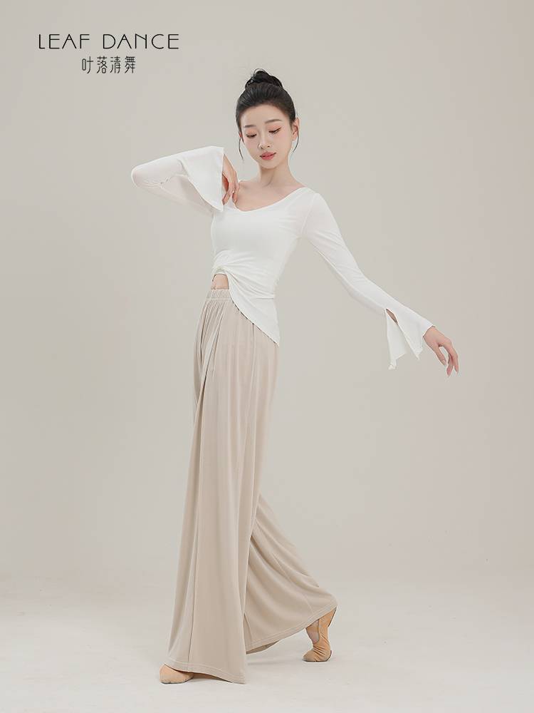 Ye Luoqing Dance National Modern Dance Dance Dance Series Performance Services Classical Dance Practice Fit Concluding Long -sleeved Female Jacket