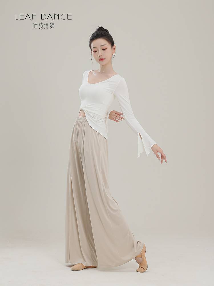 Ye Luoqing Dance National Modern Dance Dance Dance Series Performance Services Classical Dance Practice Fit Concluding Long -sleeved Female Jacket