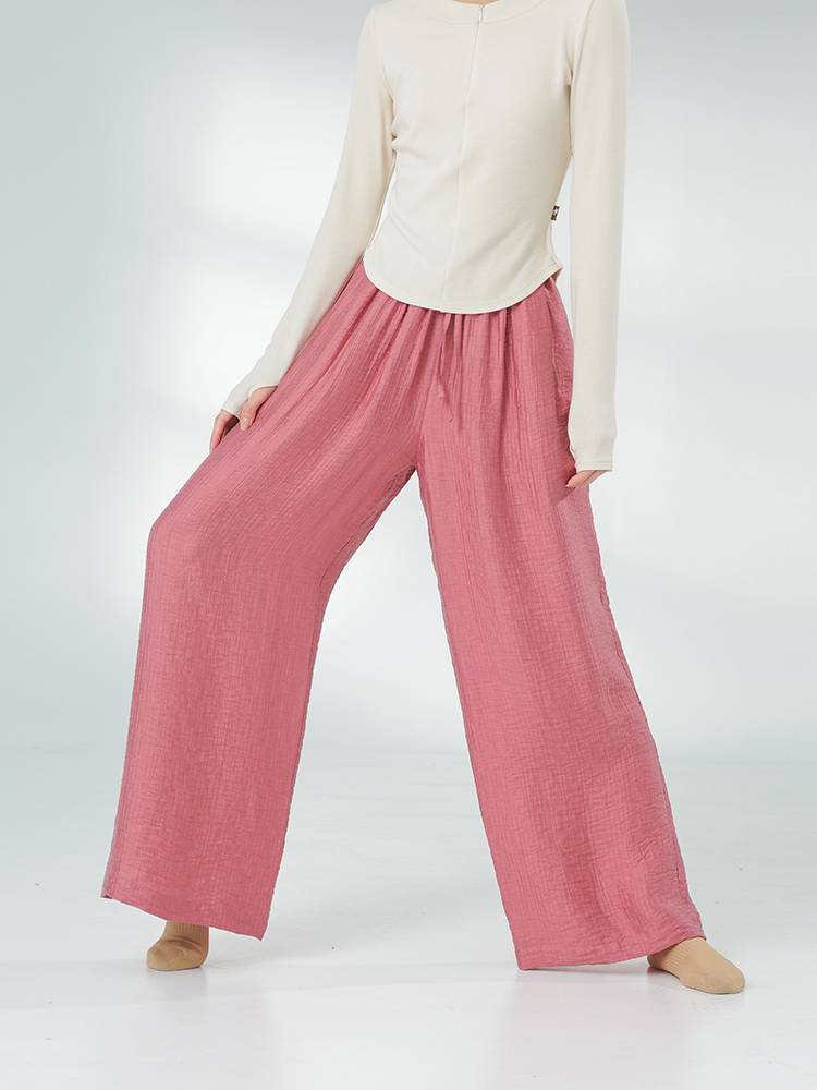 Little Jasmine's new dance service Chinese classical modern dance pants women's loose wide -leg professional body practice pants adult