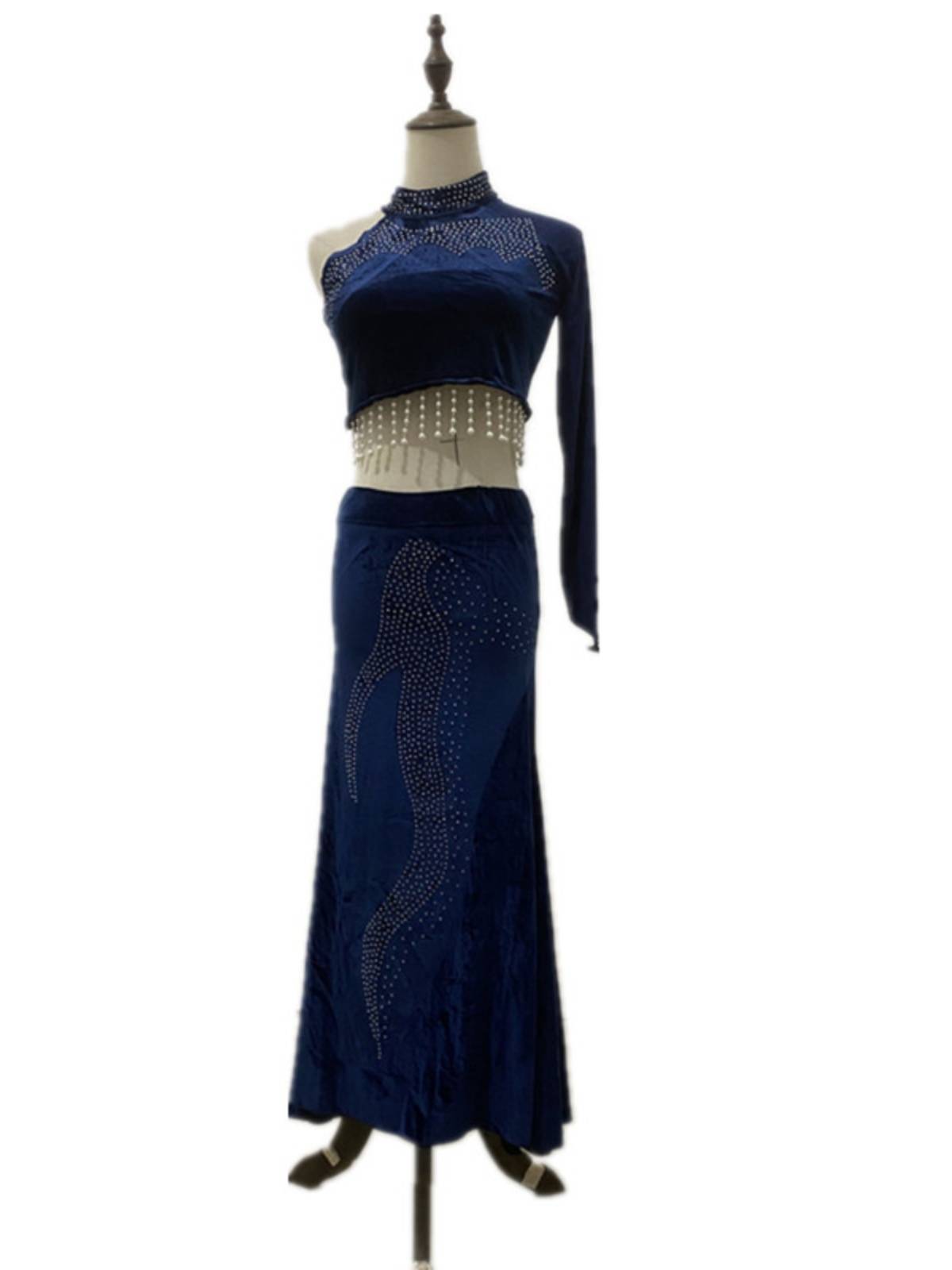 Dai dance is intoxicated, performing the West Shuangda Nation's nation wrapped hip dance Liuyi Hua waist girl performance service long skirt