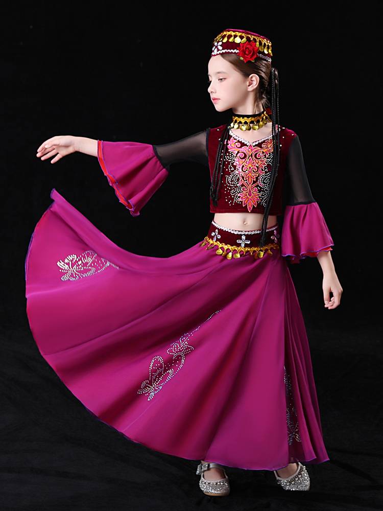 Kizili Guli Xinjiang Uyghur Little Gulin Dance Service Minority Performance Service Children's Performance Service