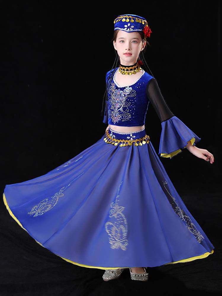 Kizili Guli Xinjiang Uyghur Little Gulin Dance Service Minority Performance Service Children's Performance Service