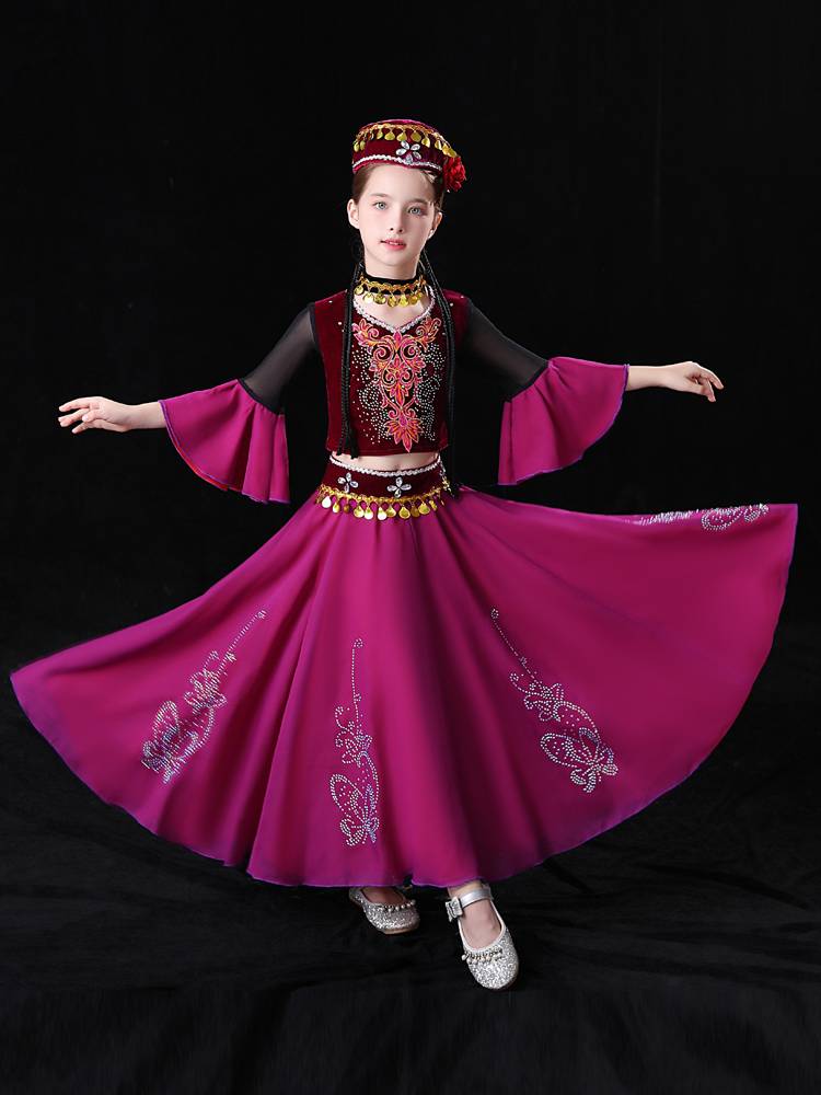 Kizili Guli Xinjiang Uyghur Little Gulin Dance Service Minority Performance Service Children's Performance Service