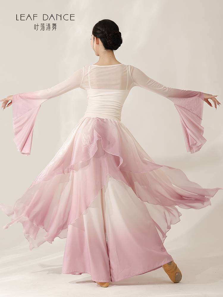 Ye Luoqing Dance Classical Dance Classical Dance Gradient Slottering Slim Skirt Chinese Dance Chinese Dance Drunk Qingbo Mountain Ghost Dance Series