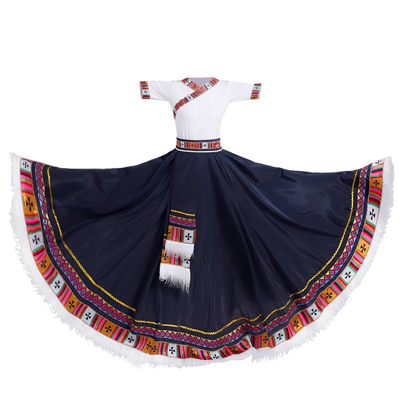 The Tibetan Dance Show Women's Apprenticeship Practice The Half-Locked Clothes Nation's Quail Dancers