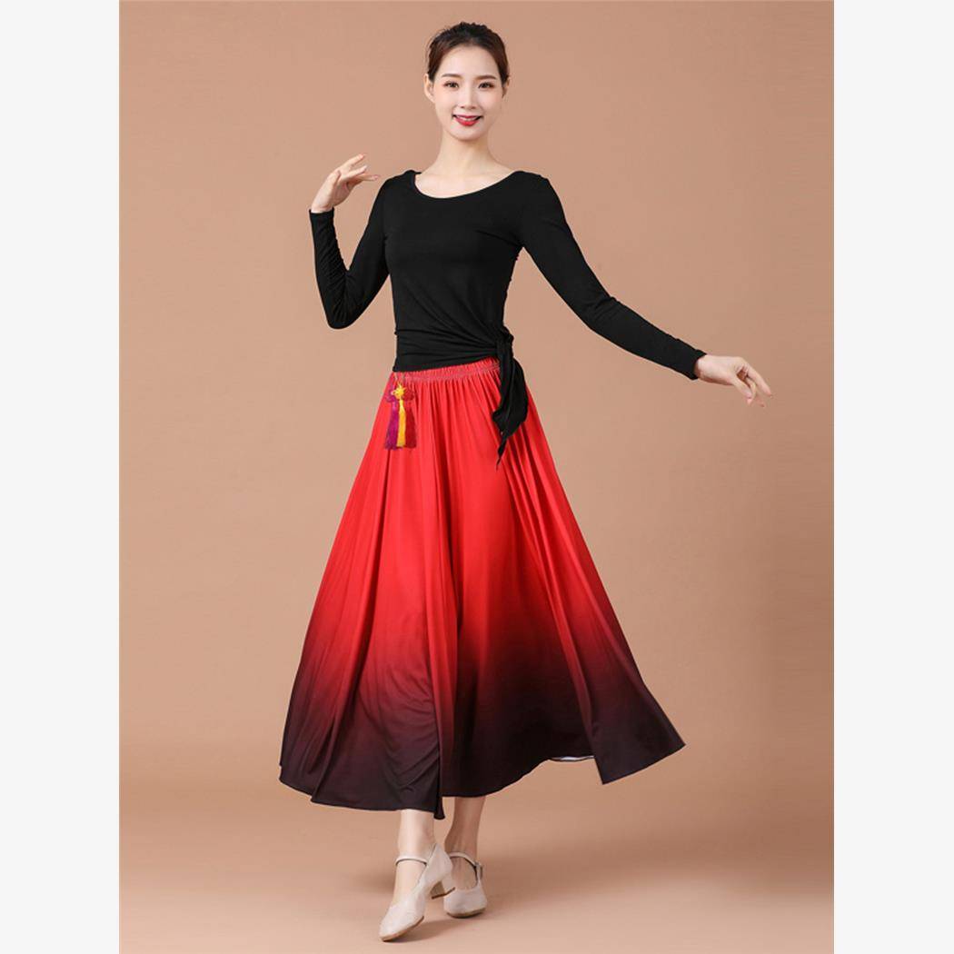 Square dance clothing set women's national style dance clothing performance clothing Modal dancing clothes