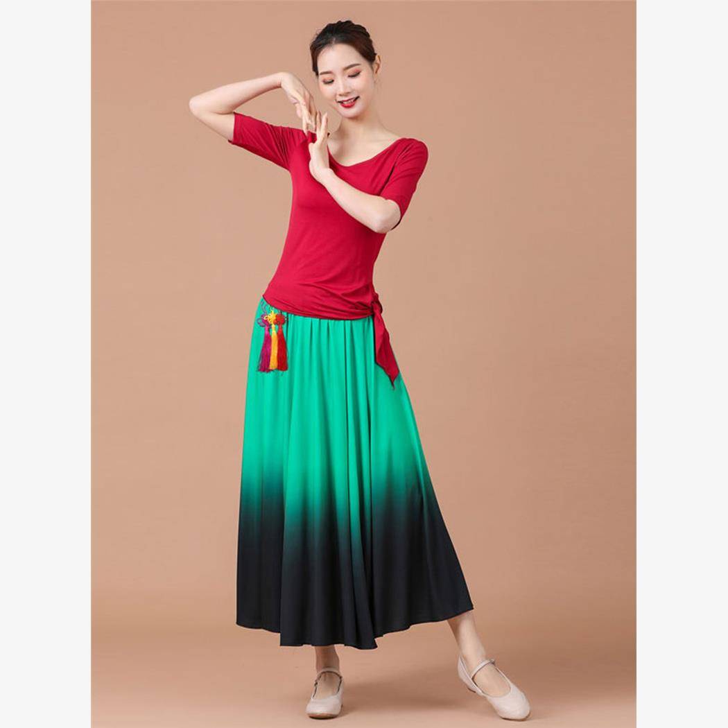 Square dance clothing set women's national style dance clothing performance clothing Modal dancing clothes