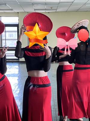 Women's dance mountain dance skirt Dai dance performance clothing Chinese style national clothing fishtail skirt big skirt