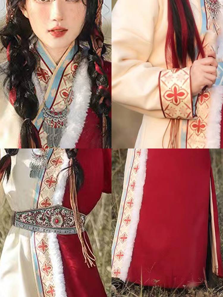 Ethical minority Inner Mongolia Mongolian traditional clothing adult women's children's female and women's grassland dance clothing heavy chief skirt