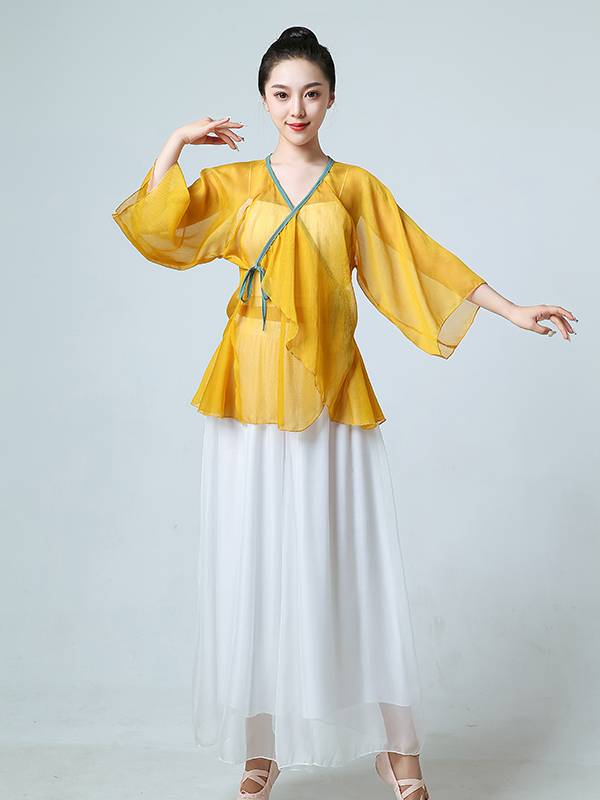 Classical Dance Female Adult Style Practice Services Uniforms Outstanding Gufeng Wait Wait Wait Wait Charming Drives Cloaks National Dance Clothing