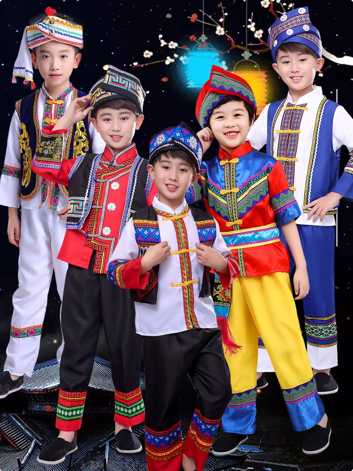 Children's Day Performance Services 56 Ethnic United Children's Miao and Dai Li Yi Dance Kindergarten Performance Service