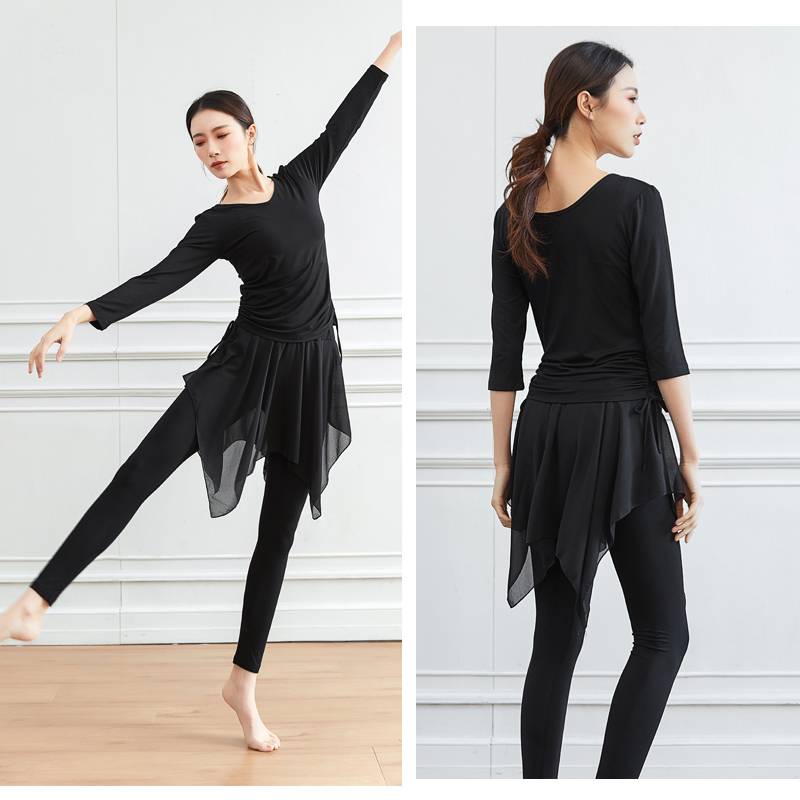 Dance practice suit Set female classical nation modern Latin ballet dance dance clothing clothing body training clothing