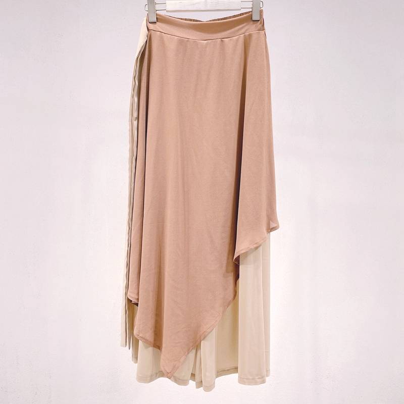 Classical dance elegant female dance clothing chiffon powder floating wide -leg pants Chinese style national dance exercise pants performance clothing