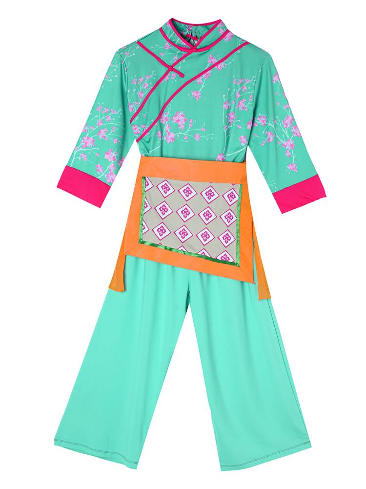 National Clothing New Village Gusai Tea Dance Dance Performance Dancing April Plaza Dance Set Dance Set Large size