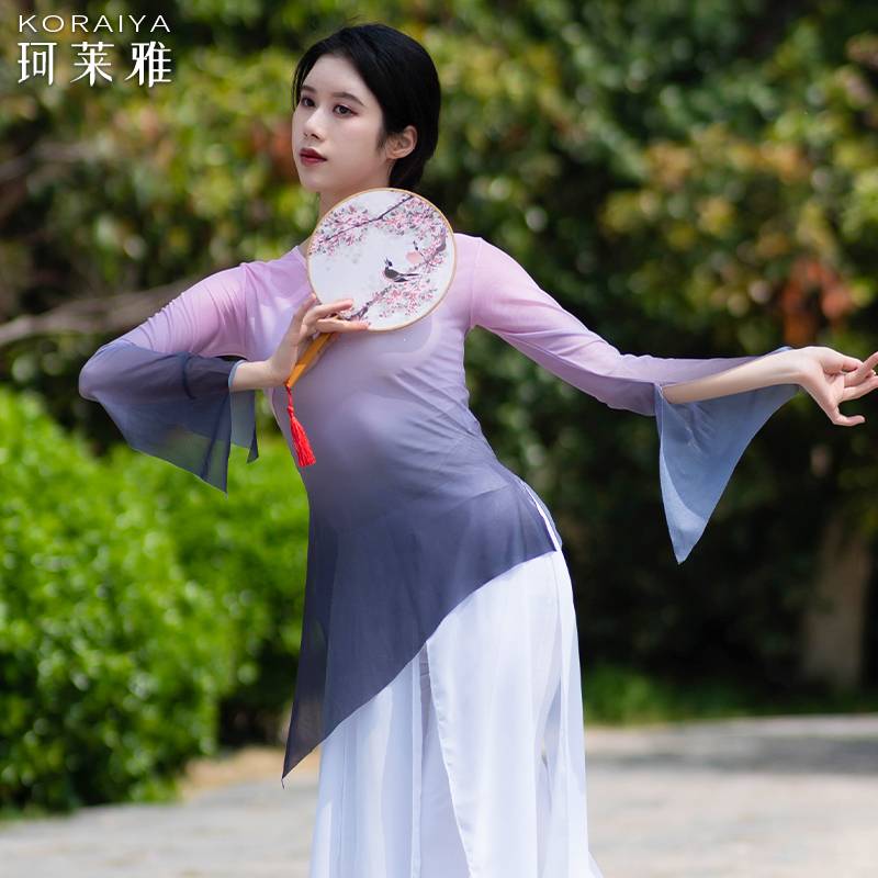 Dance practice service female elegant body rhyme ginematic Chinese dance national art test adult net yarn national wind top performance service