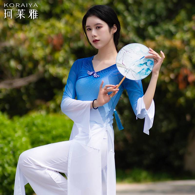 Dance practice service female elegant body rhyme ginematic Chinese dance national art test adult net yarn national wind top performance service