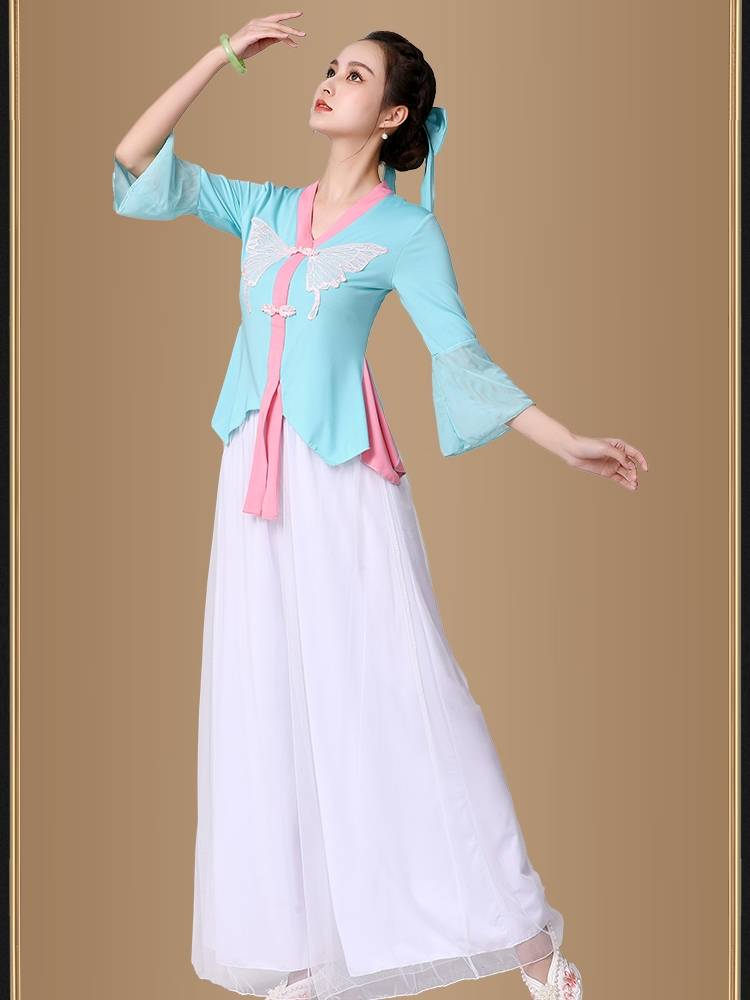 Yang Liping 2023 spring and summer new female national style stage classical square dance performance suit dance clothes