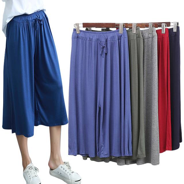 The new Moder seven -leg pants yoga modern national dance practice pants sports casual pants skirt women's special offer