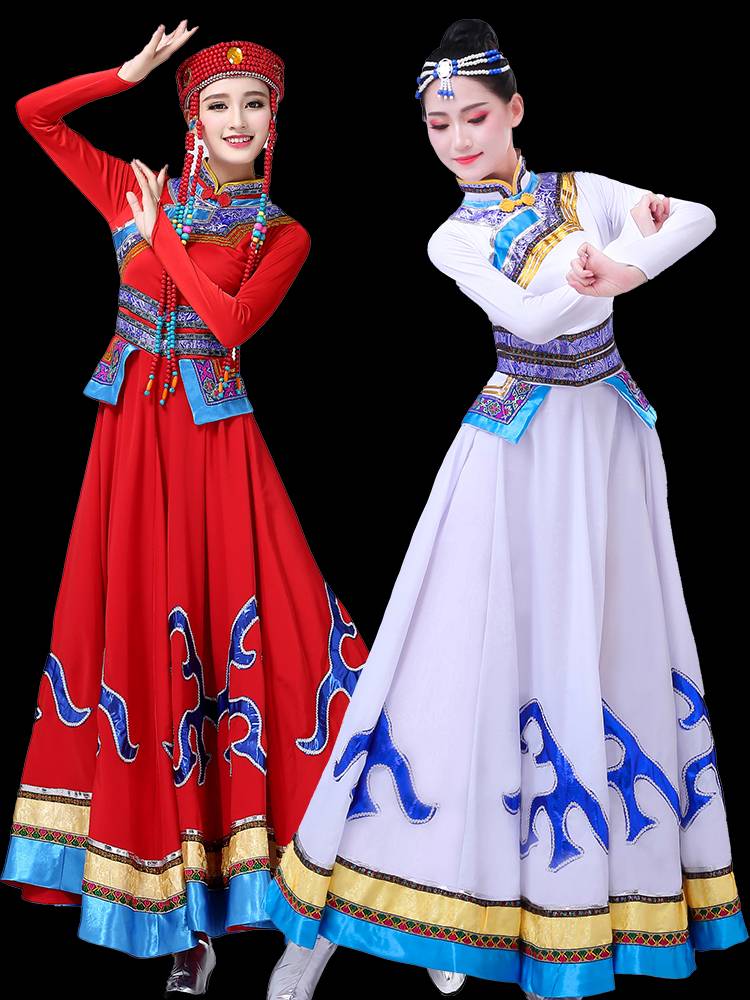 Mongol dancing costumes for the Mongol geese in the Mongol dance group