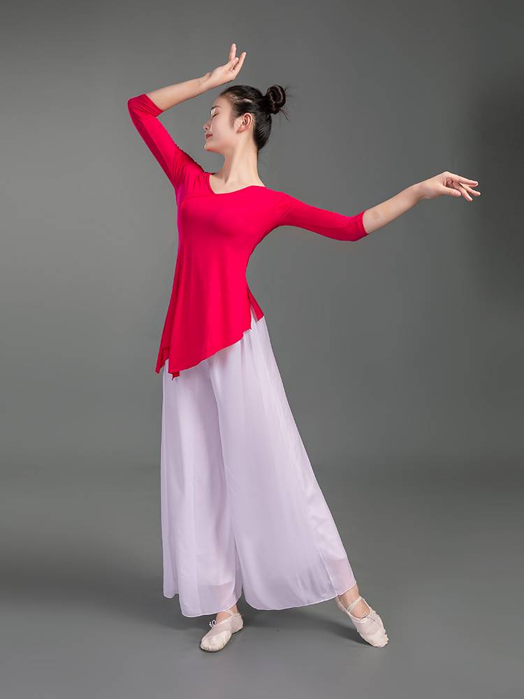 Chinese Dance Modern Dance Model Dance Top Classical Dance Services Female Practice Uniforms Ferry National Dance Yoga