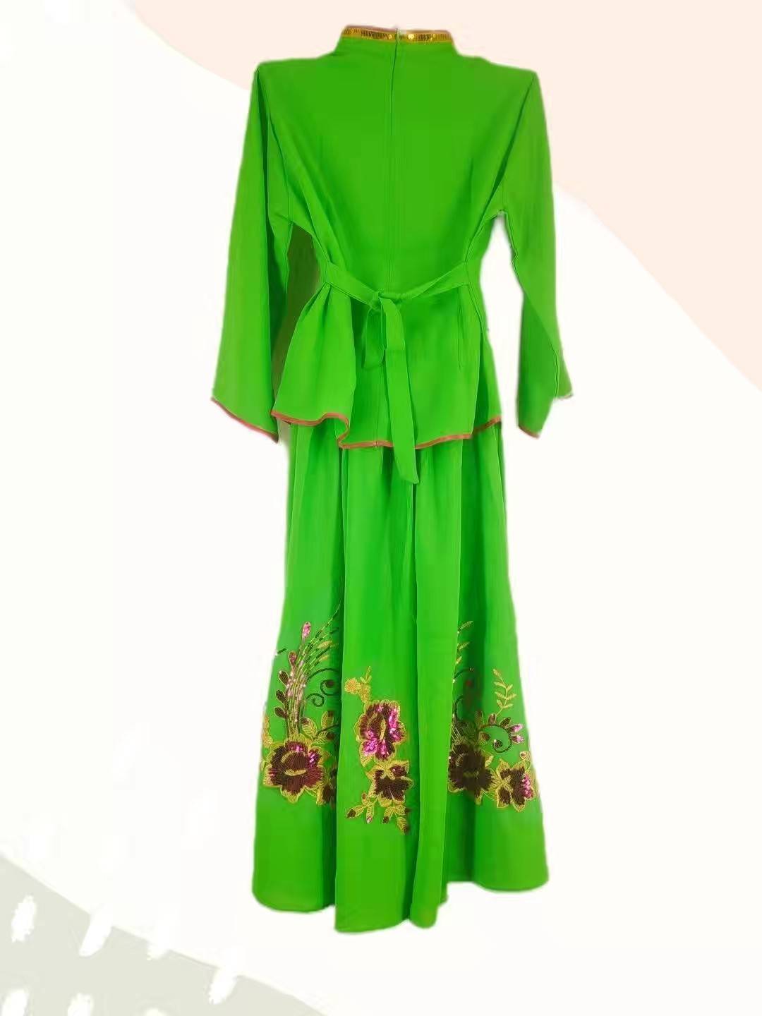 New Yangge Server Maha Skirt Skirt Mid -Elderly Square Dance National Performance Service Northeast Yangge Dance Skirt