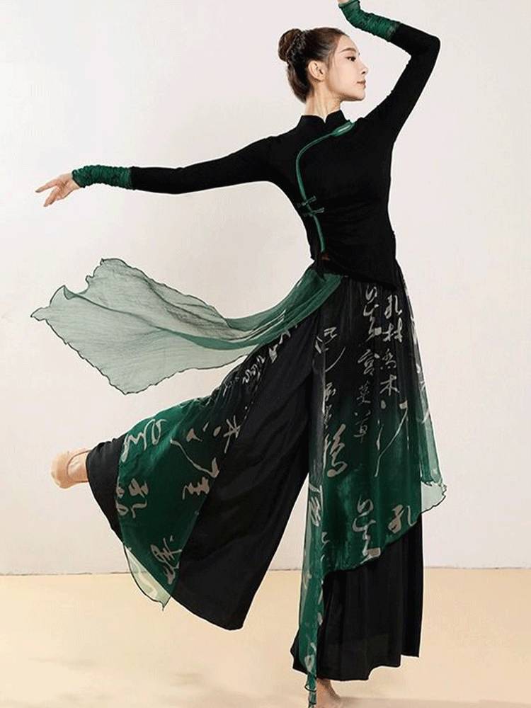 Classical Dance Xiuqi Cheongsam Top Dance Dance The Performance Dress Performing the Several Gauze Chinese Dance Set