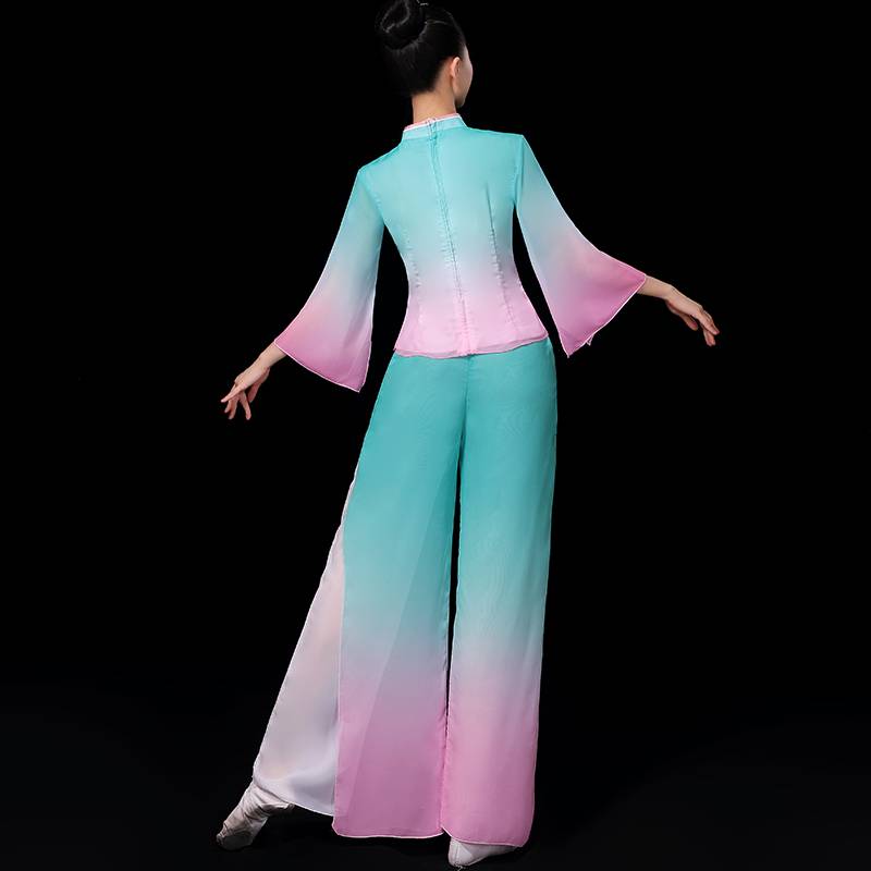 Classical Dance Performance Services Girls Eap 2024 New Chinese Style Fan Dance Dance Modern Yangge Set