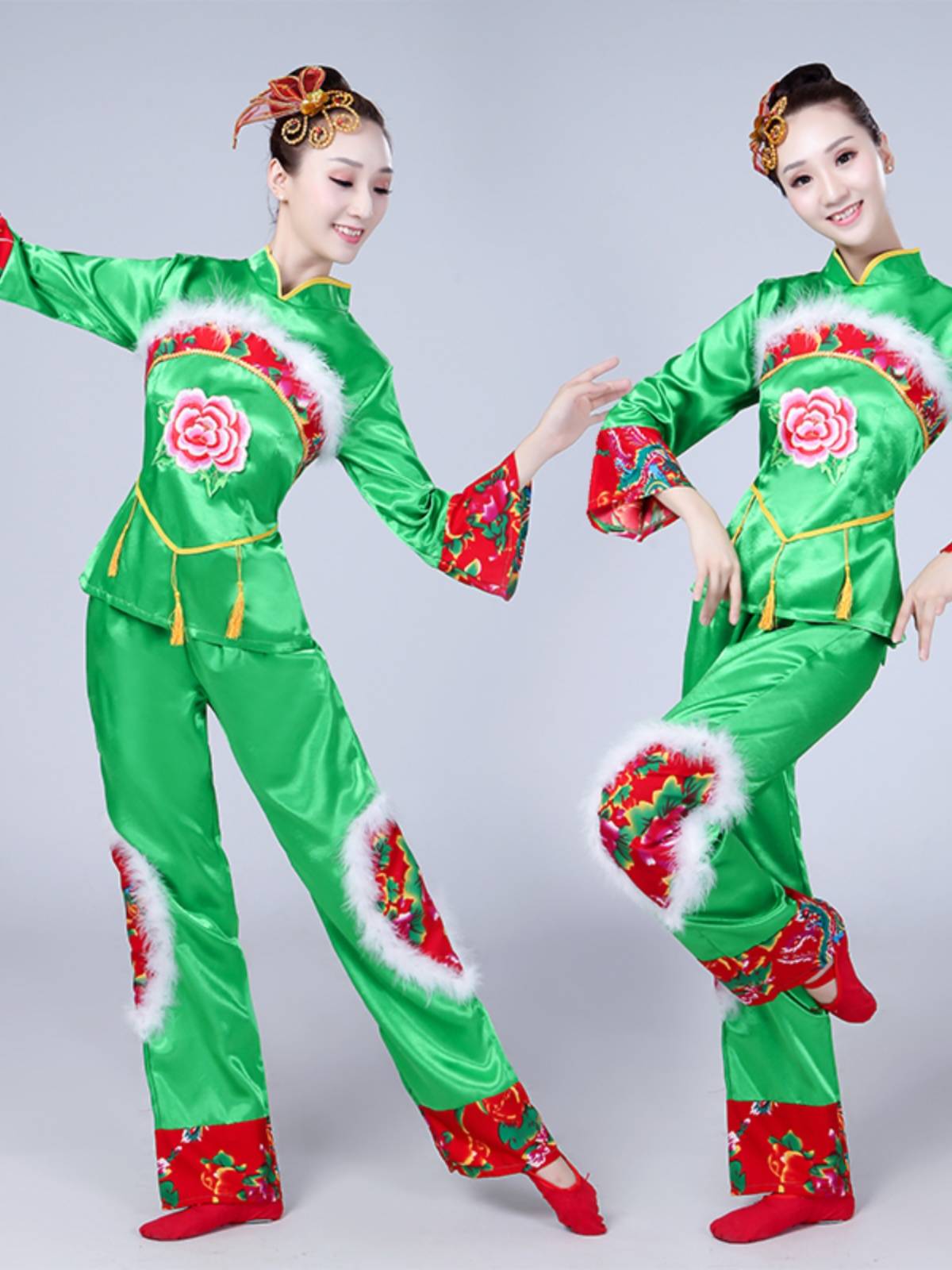 2023 New Big Fan Fan Dance Performing National Dance Clothing Adults Northeast Two Two Merchants Merchants Girls