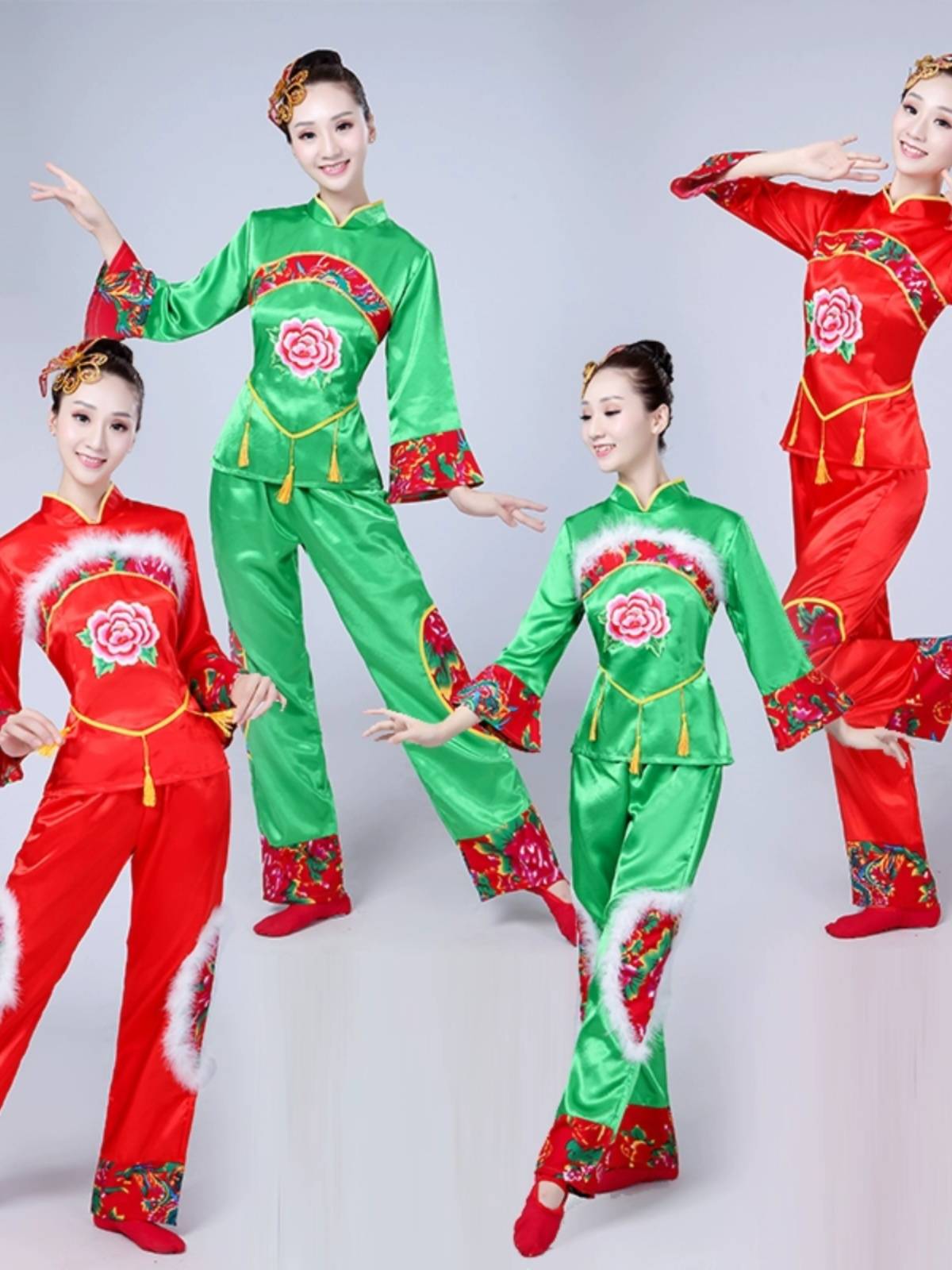 2023 New Big Fan Fan Dance Performing National Dance Clothing Adults Northeast Two Two Merchants Merchants Girls