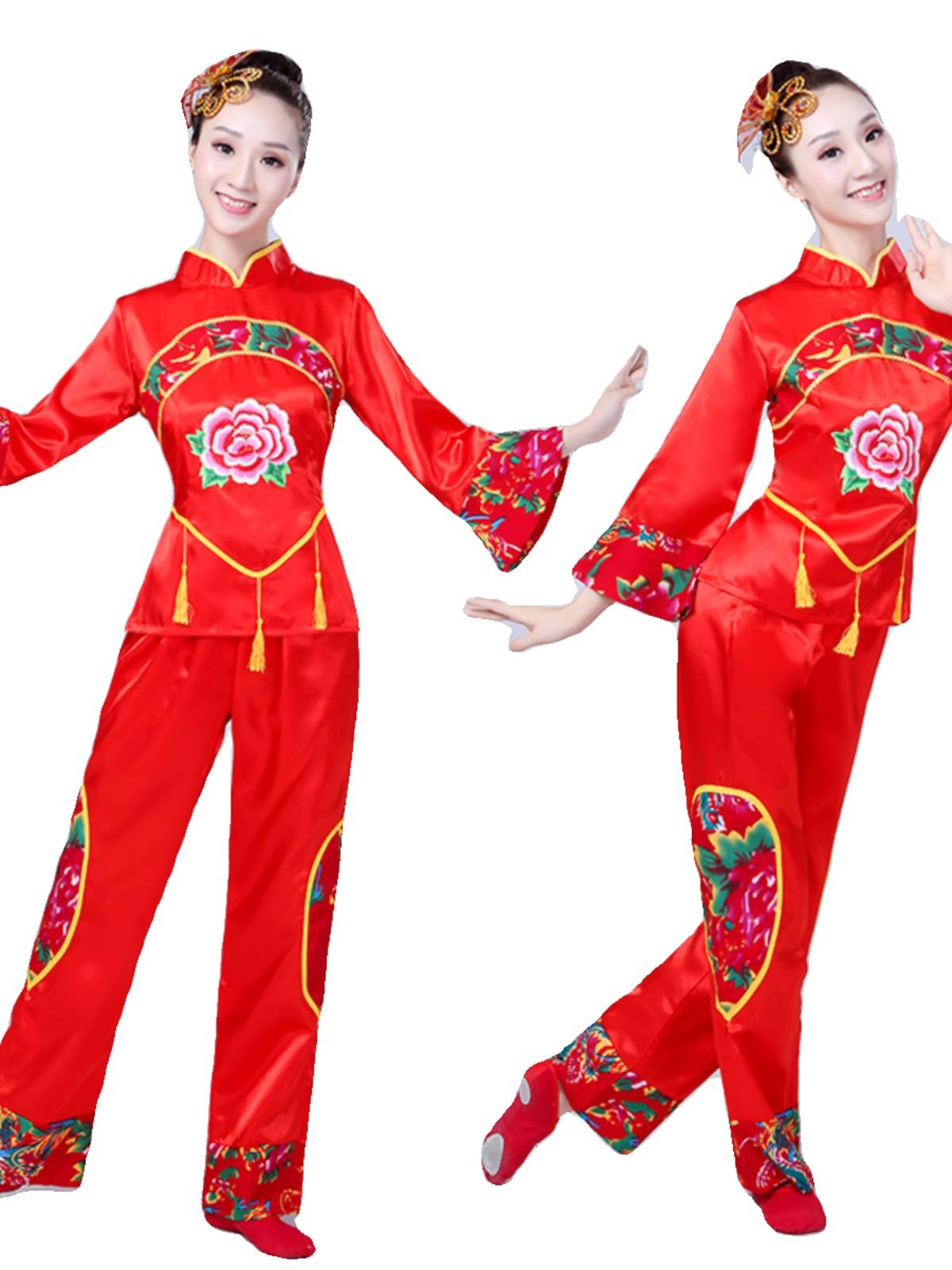 2023 New Big Fan Fan Dance Performing National Dance Clothing Adults Northeast Two Two Merchants Merchants Girls