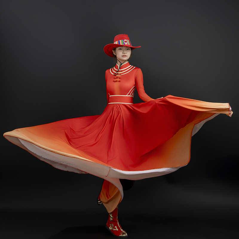 Teacher Xiaoying wish Mongolian dance performance service, practice service, female adult art test big skirt Chinese national service