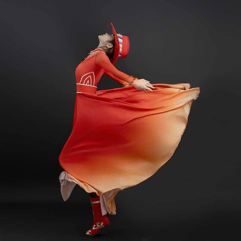 Teacher Xiaoying wish Mongolian dance performance service, practice service, female adult art test big skirt Chinese national service