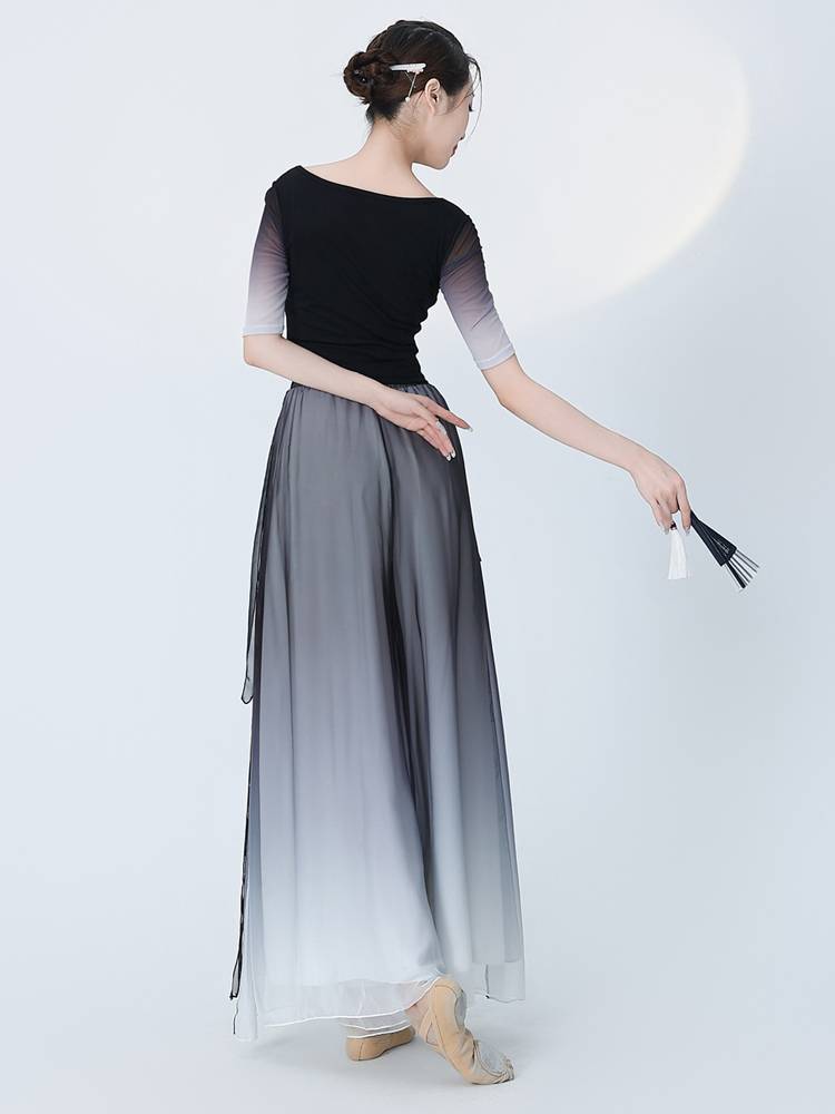 Summer Classical Dance Performance Servant Female Permanent Ink Ink Modern National Dance Practice Dressing Chinese Dance Dance Clothing