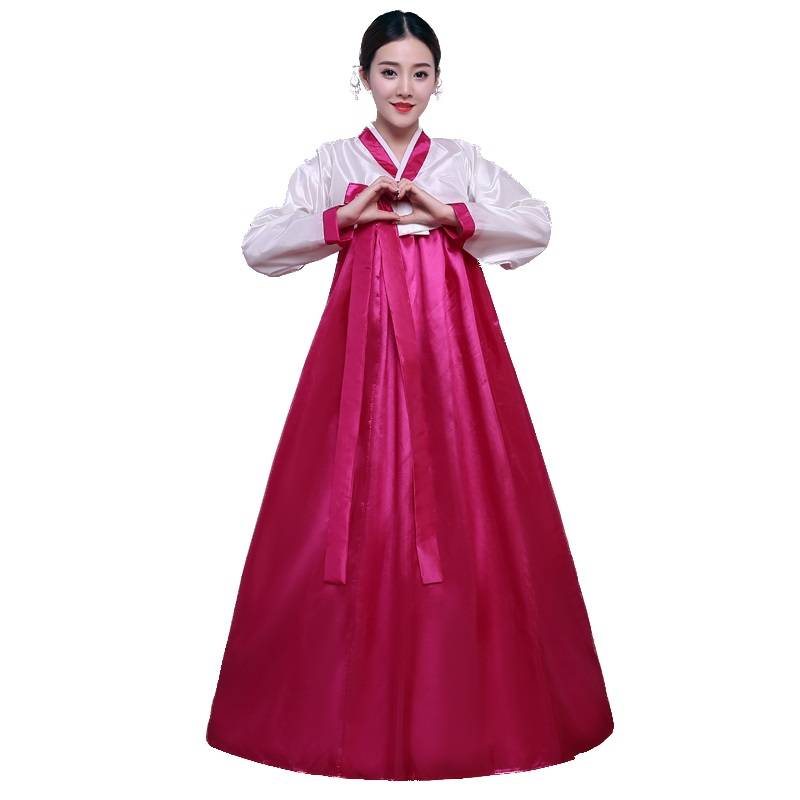 New improving Korean traditional lady's court wedding daily performance Hanbok Korean Korean national service dance Taiwanese costume
