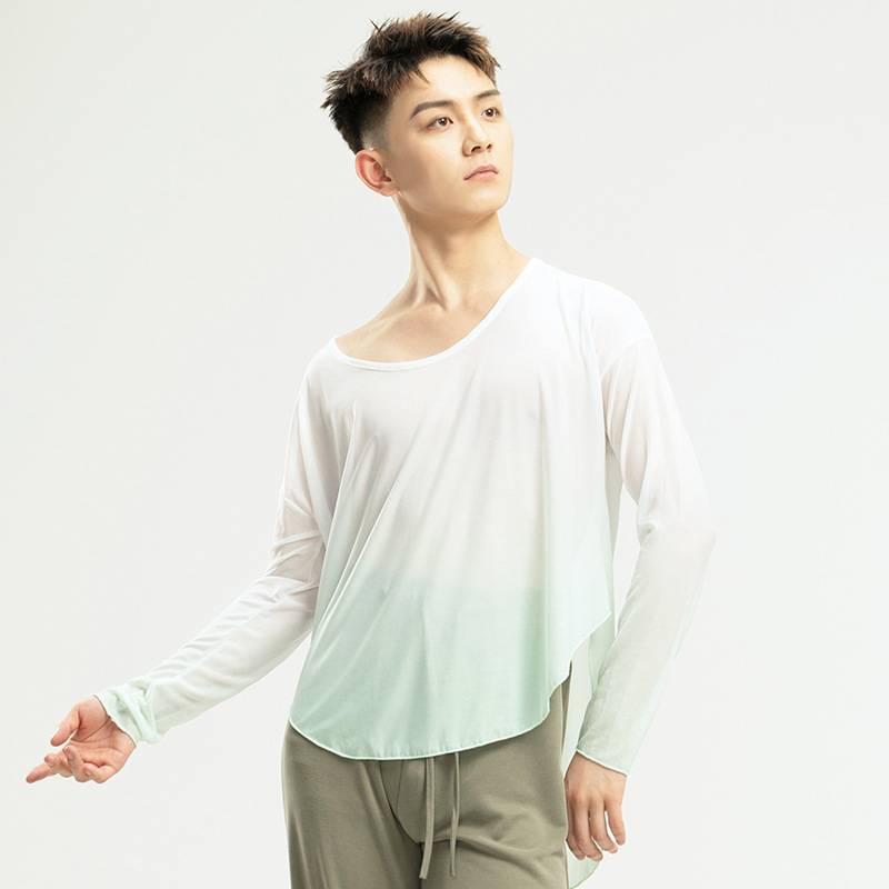 Summer men's and women's same classical dance clothes, elegant body rhyme gauze, Chinese dance modern dance style practice service