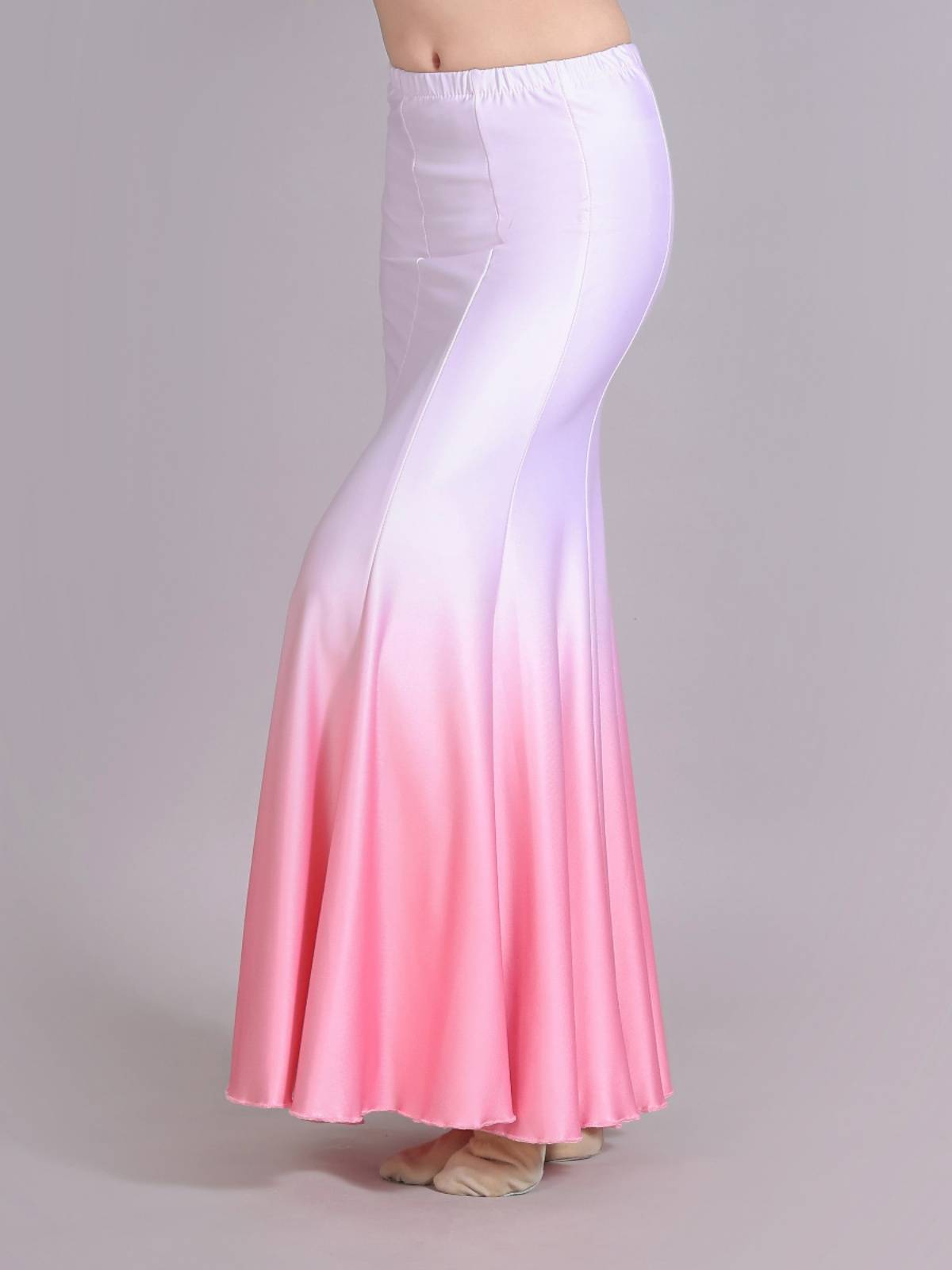 Dai dance clothing women's art test skirt skirt hip fishtail skirt peacock performance service 360 -degree high -quality practice skirt