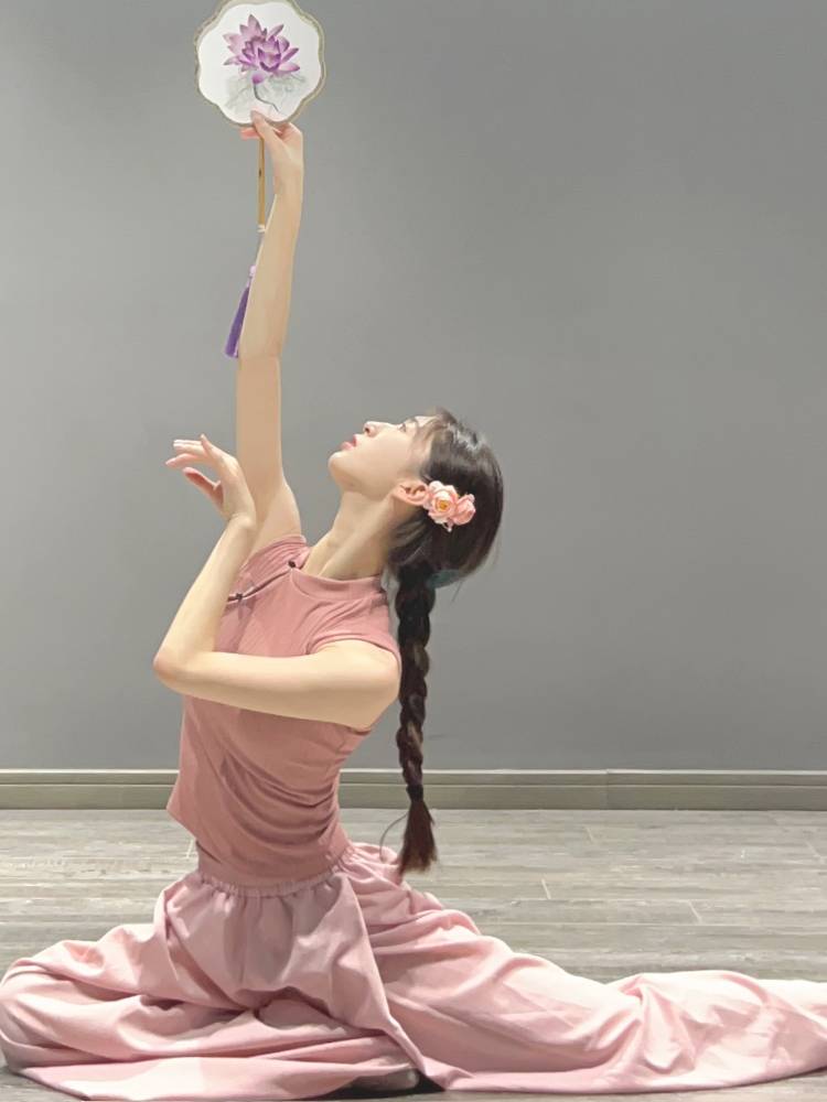 Classical dance wide -leg pants loose, thin, elegant practice pants, pants, modern dance pants, national dance Chinese dance pants