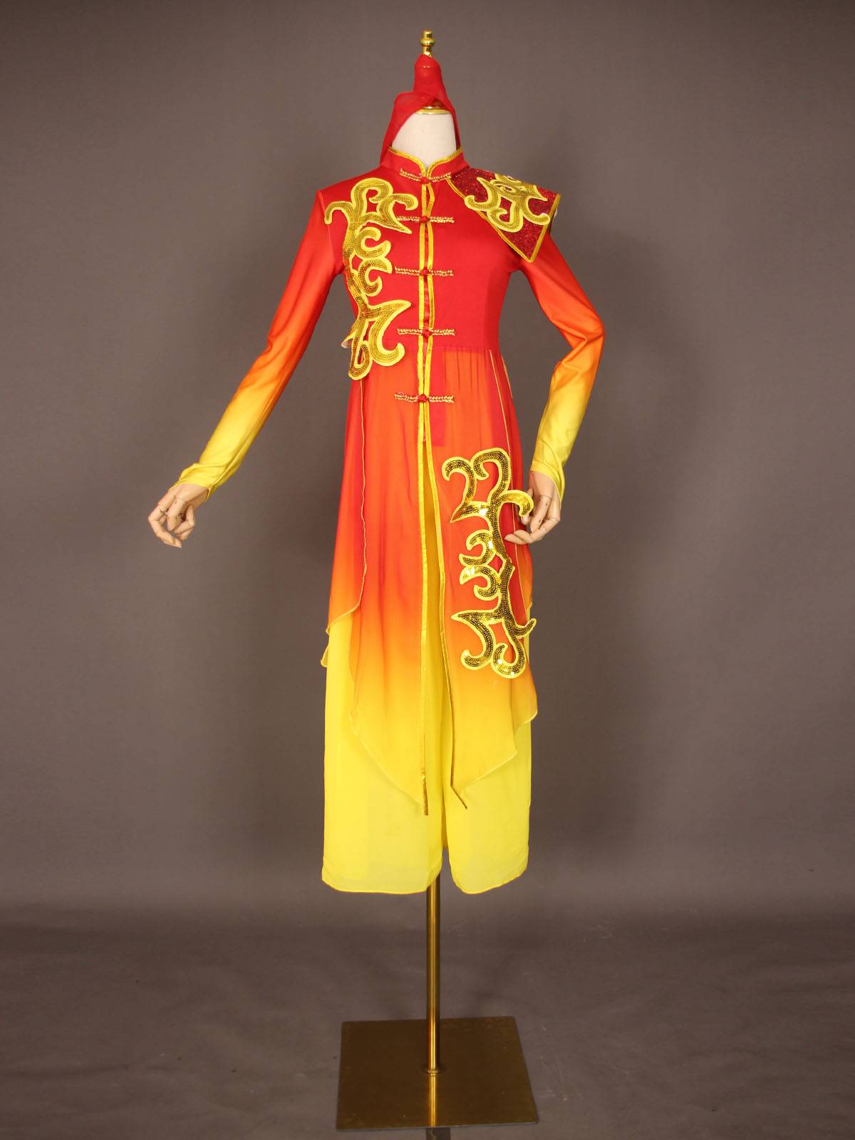 Rental modern dance performance, female elegant Chinese style drum, the opening dance, national dance, Yangge clothing girl