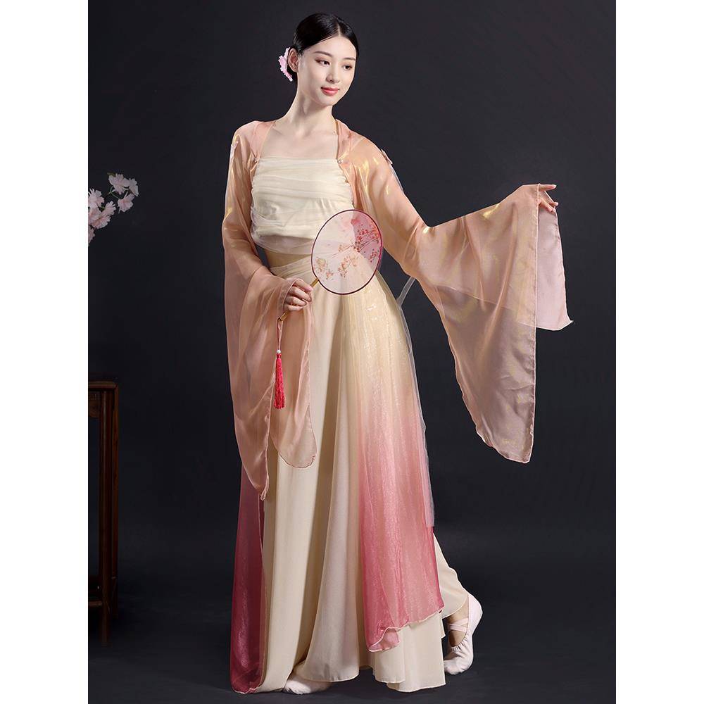 None of the Great Zuo Senyu Classical Dance Services Girls' Practice Gunnarian National Dance Han Tang Yue watching clothing