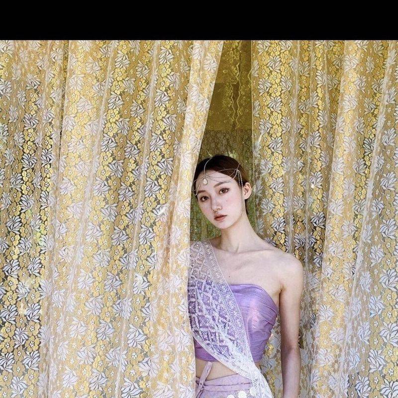 Thailand's traditional clothing 2023 new Sun Yi star the same Xishuangbanna Dai clothing performance dance nation